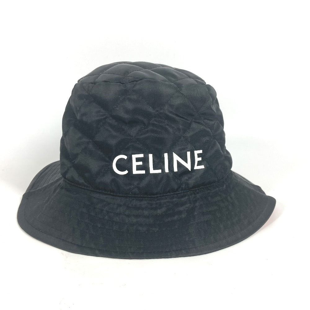 CELINE 2AUB0930C ロゴ キルティング ハット帽 帽子 バケットハット ボブハット ハット ナイロン ユニセックス