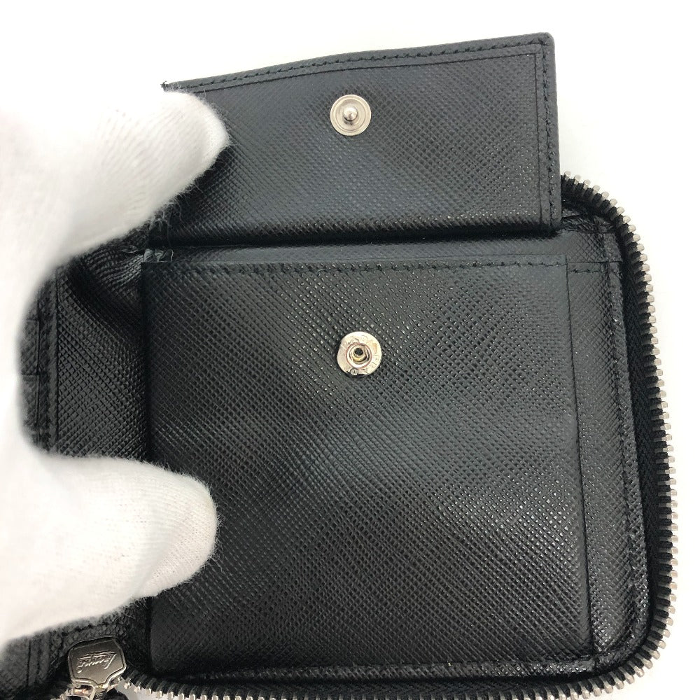 PRADA 2ML221 キーリング付きストラップ付 スタッズ フランケンハート コンパクト ジップウォレット ２つ折り財布 財布 ウォレット 2つ折り財布 サフィアーノレザ－ レディース