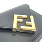 FENDI 8M0480 FFダイヤモンド コンパクトウォレット 長財布 財布 3つ折り財布 3つ折り財布 レザー レディース