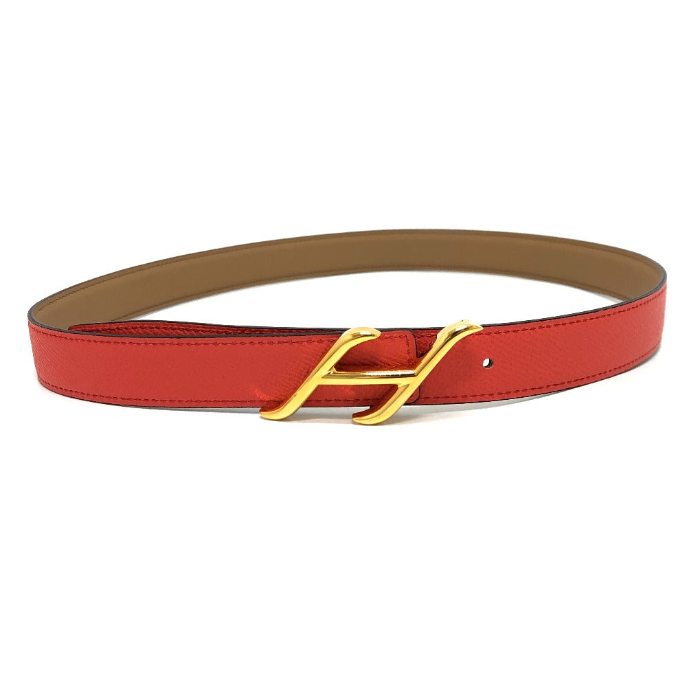 HERMES コンスタンス ベルトバックル HDN リバーシブル ベルト ファッション小物 小物 ズボン用ベルト ベルト スイフト レディース ブラウン×オレンジ系