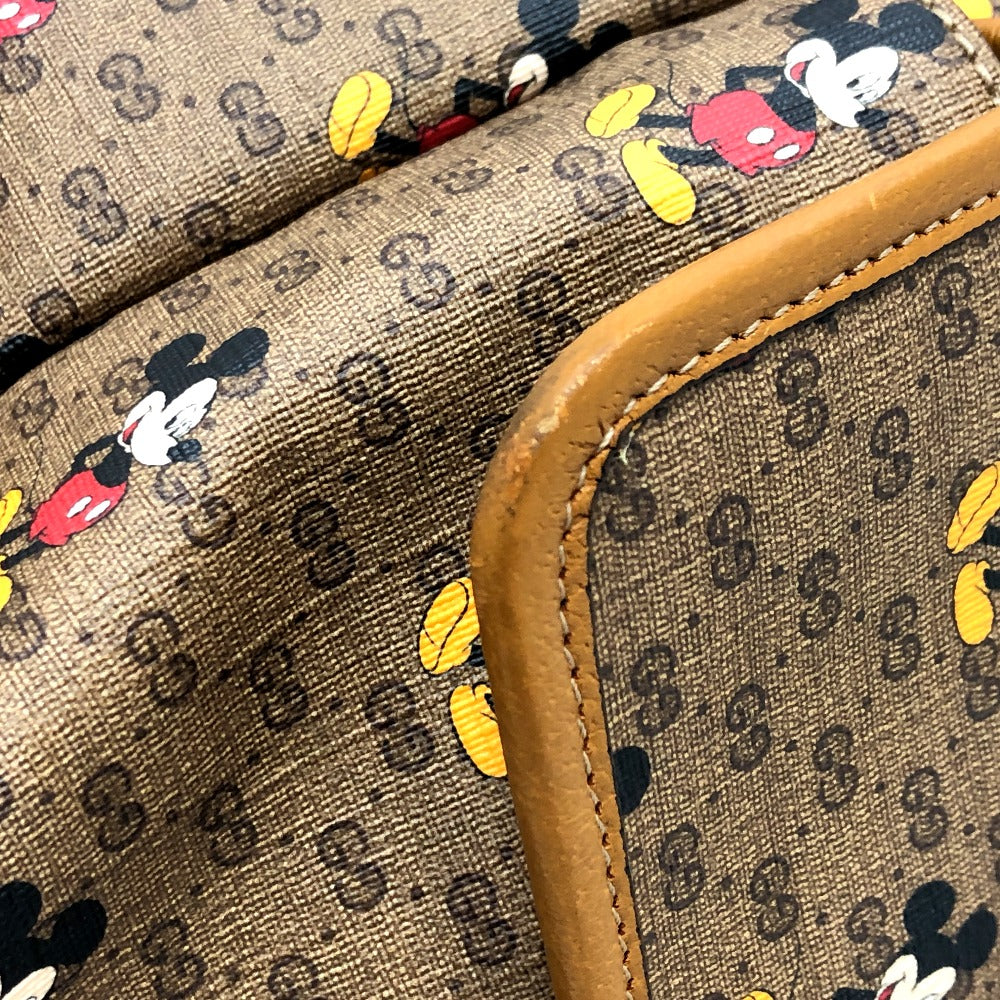 GUCCI 603898 ミニGGスプリーム ミッキーマウス DISNEY ディズニー バックパック カバン バッグ リュック リュックサック PVC/レザー ユニセックス