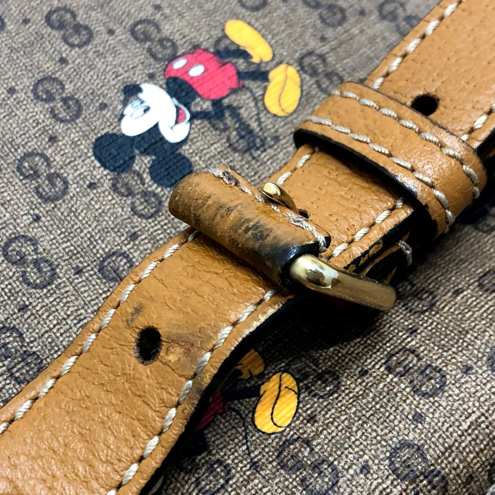 GUCCI 603898 ミニGGスプリーム ミッキーマウス DISNEY ディズニー バックパック カバン バッグ リュック リュックサック PVC/レザー ユニセックス