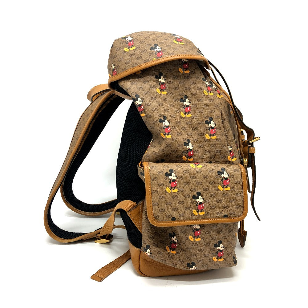 GUCCI 603898 ミニGGスプリーム ミッキーマウス DISNEY ディズニー バックパック カバン バッグ リュック リュックサック PVC/レザー ユニセックス