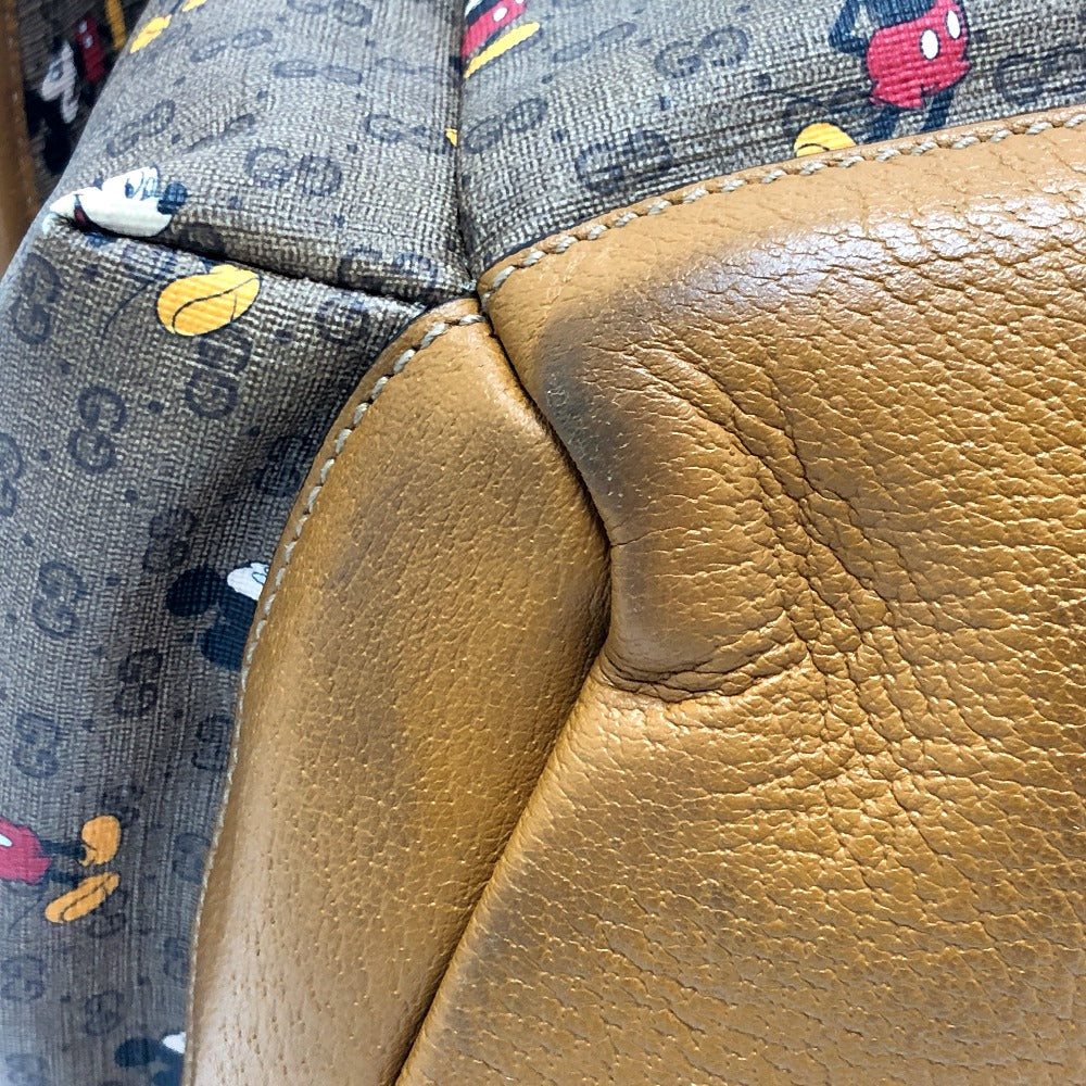 GUCCI 603898 ミニGGスプリーム ミッキーマウス DISNEY ディズニー バックパック カバン バッグ リュック リュックサック PVC/レザー ユニセックス