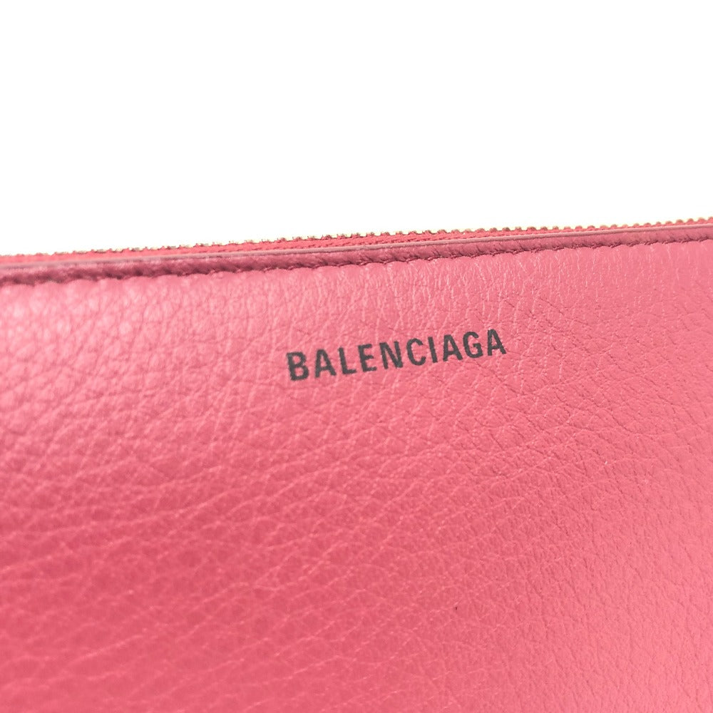 BALENCIAGA 516362 ロゴ エヴリデイ コンチネンタル ラウンドファスナー ジップアラウンド 長財布 財布 長財布 レザー ユニセックス