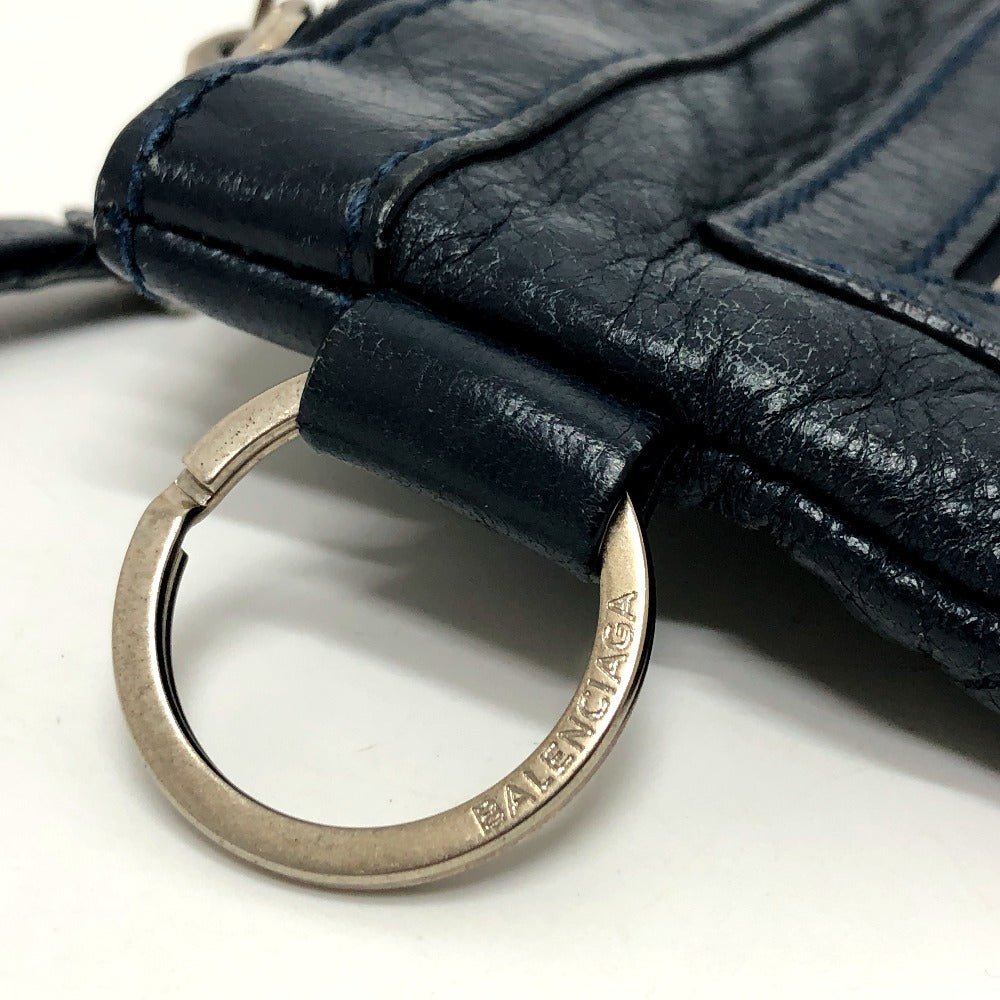 BALENCIAGA 273023 クラシッククリップL セカンドバッグ カバン バッグ クラッチバッグ レザー メンズ ブラック - brandshop-reference