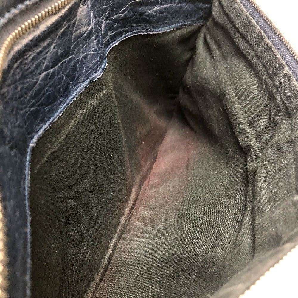 BALENCIAGA 273023 クラシッククリップL セカンドバッグ カバン バッグ クラッチバッグ レザー メンズ ブラック - brandshop-reference