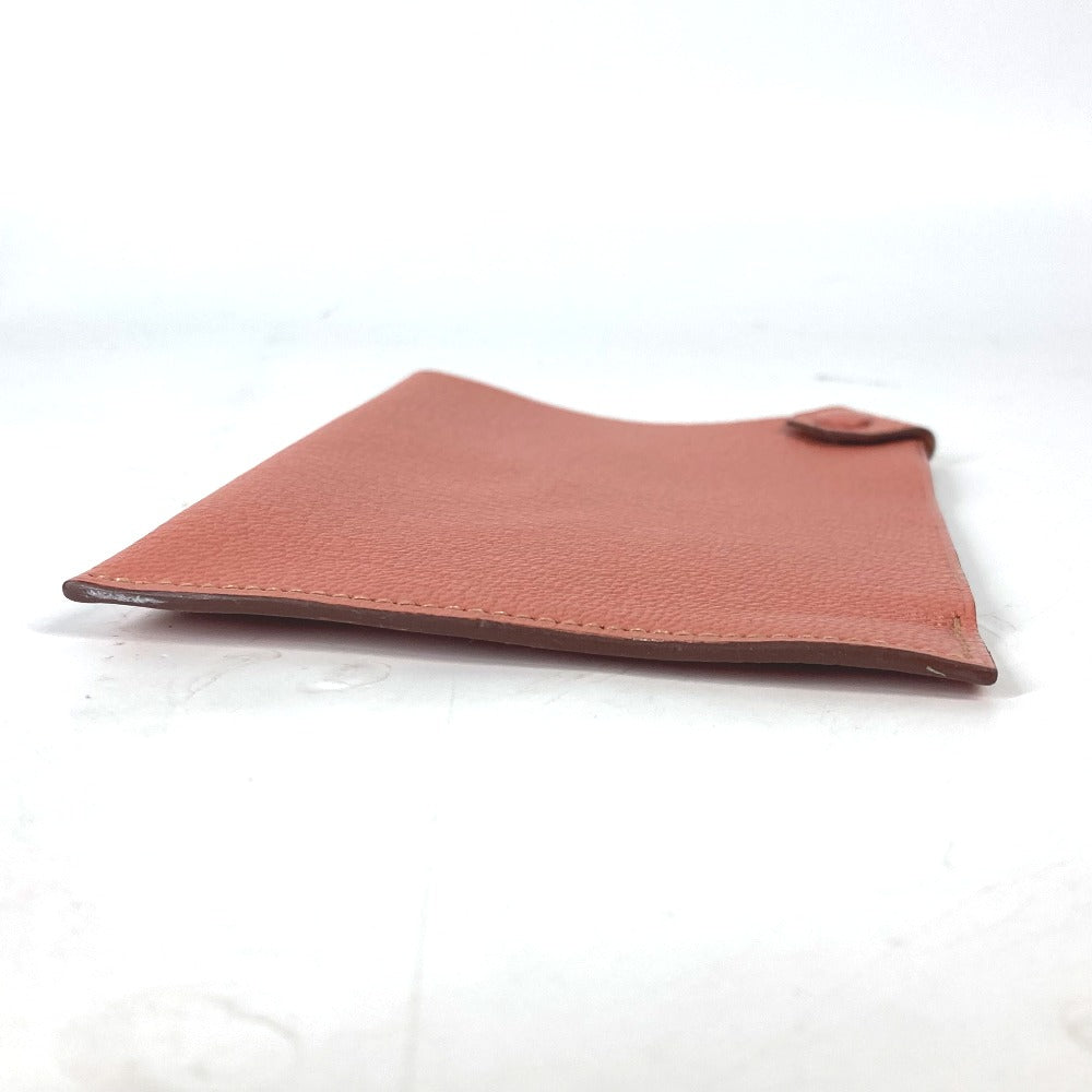 HERMES トラベルグッズ ターマック PM シンプル パスポートケース エプソン レディース ピンク系 - brandshop-reference