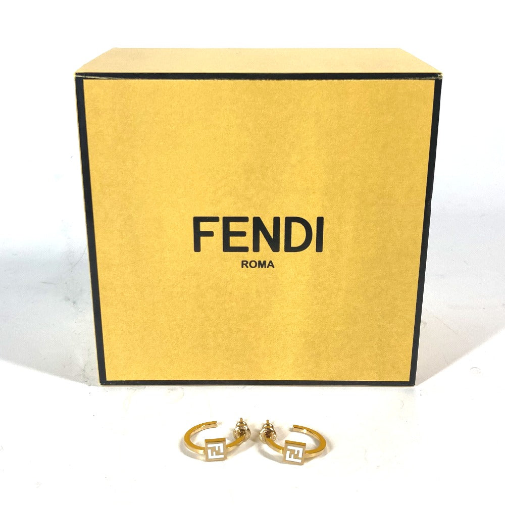 FENDI 8AH992 FF フォーエバー ハギーピアス アクセサリー フープピアス ピアス メタル レディース