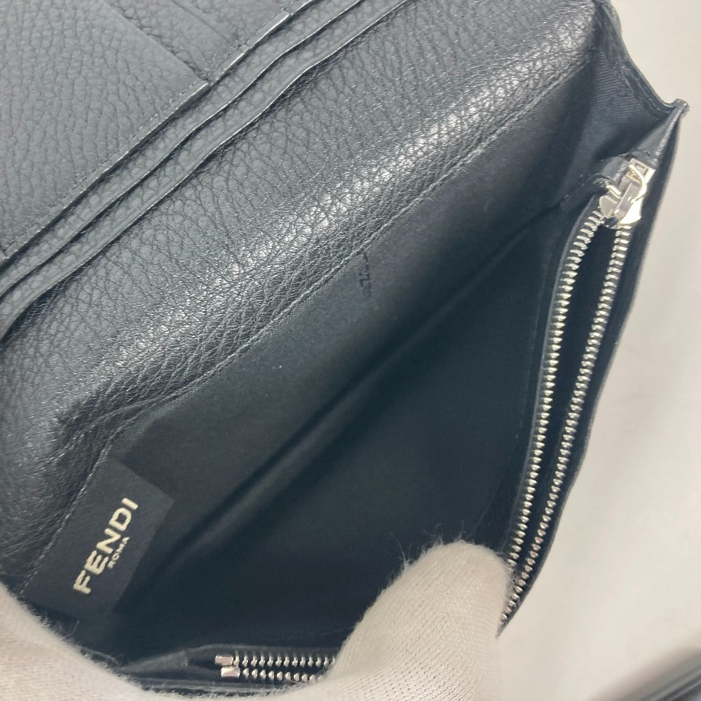 FENDI 7M0186 ステッチ セレリア 二つ折り ロングウォレット 長財布 レザー ユニセックス