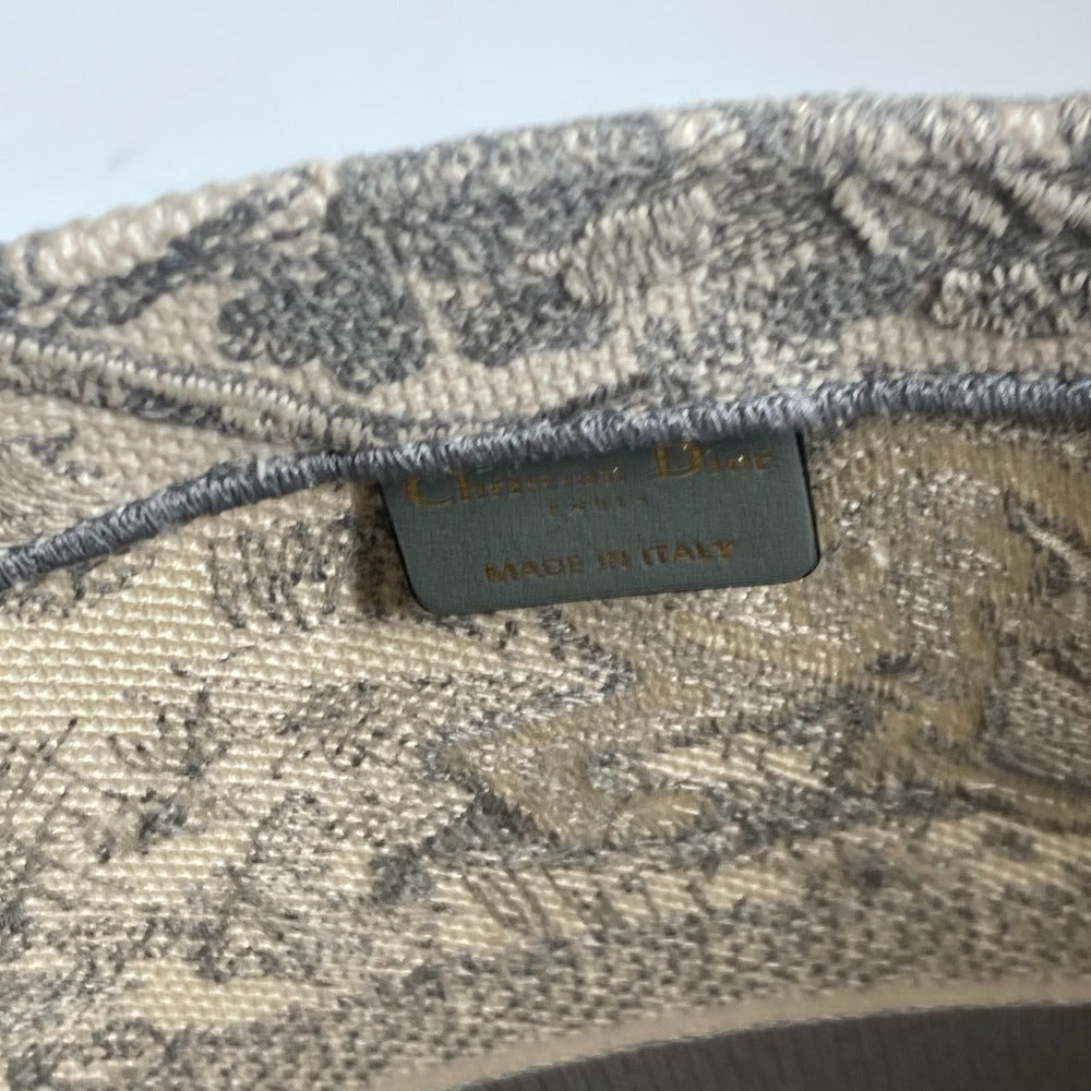 Dior M1286ZTDT_M20I トワルドゥジュイ エンブロイダリー ブックトート ラージ ハンドバッグ トートバッグ キャンバス レディース グレー×オフホワイト - brandshop-reference