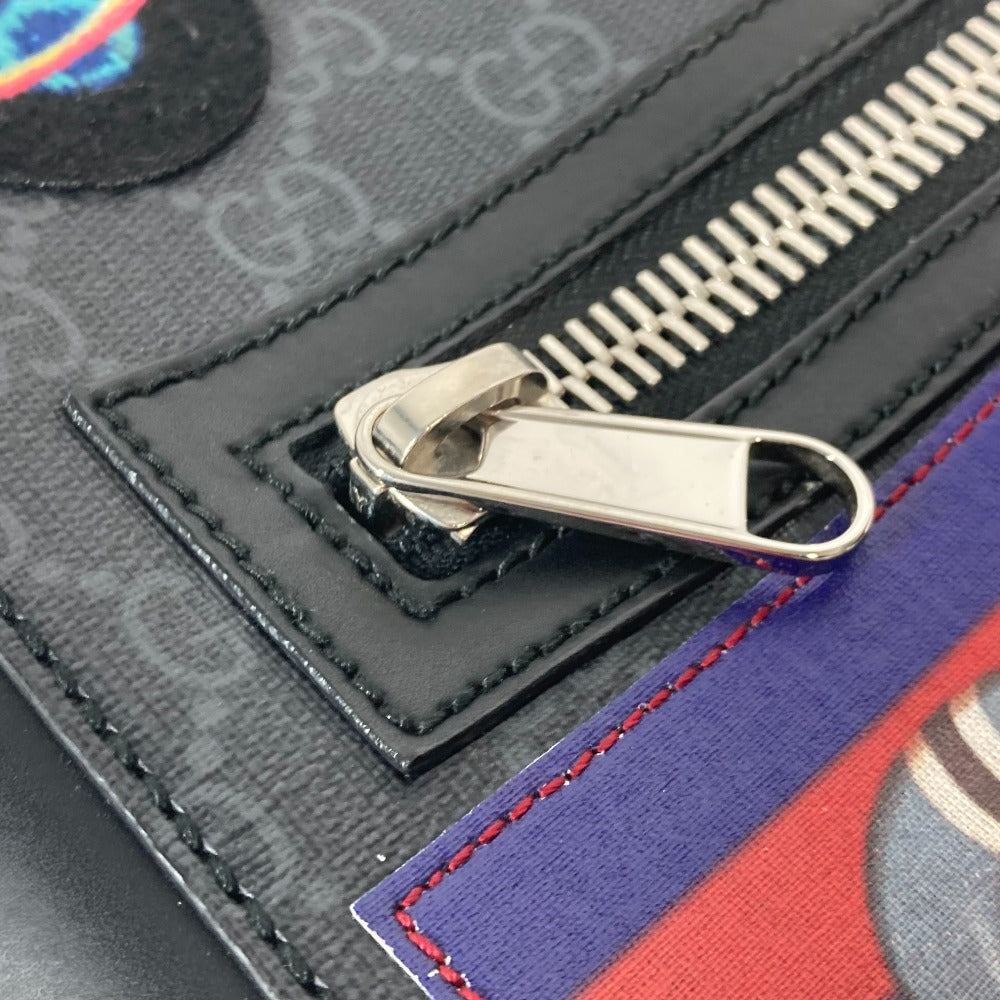 GUCCI 474137 GG タイガー ワッペン クーリエ 斜め掛け カバン メッセンジャーバッグ ショルダーバッグ GGスプリームキャンバス メンズ