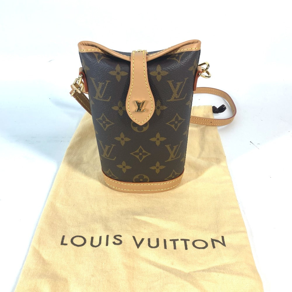 LOUIS VUITTON M80874 モノグラム フォールド ミー ポーチ 斜め掛け 肩掛け ポシェット ショルダーバッグ モノグラムキャンバス レディース