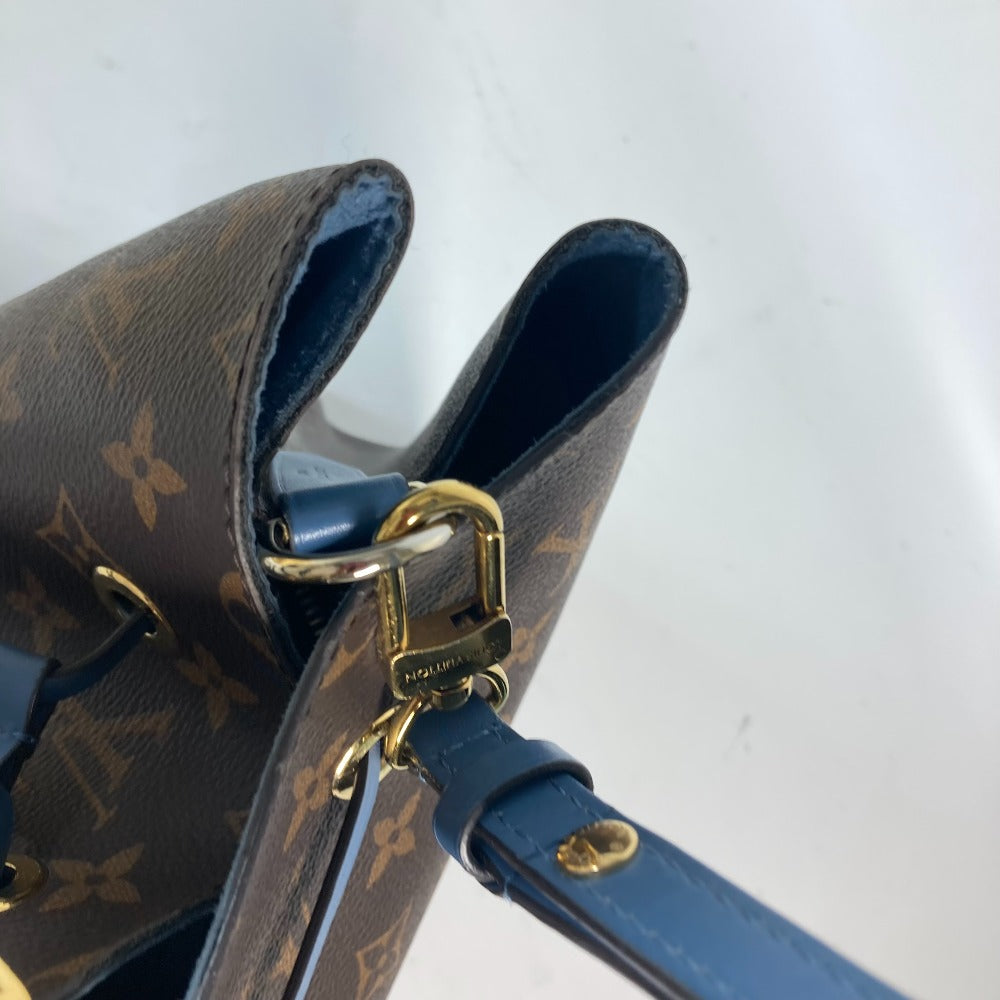 LOUIS VUITTON M43569 モノグラム ネオノエ 肩掛け 巾着 バケツ型 ばけつ ショルダーバッグ モノグラムキャンバス レディース ブルージーン ブラウン×ブルー - brandshop-reference