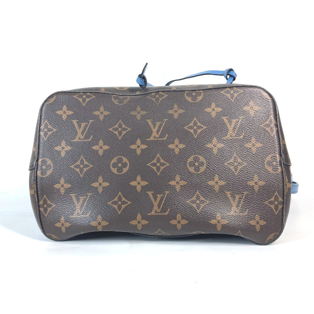 LOUIS VUITTON M43569 モノグラム ネオノエ 肩掛け 巾着 バケツ型 ばけつ ショルダーバッグ モノグラムキャンバス レディース ブルージーン ブラウン×ブルー - brandshop-reference