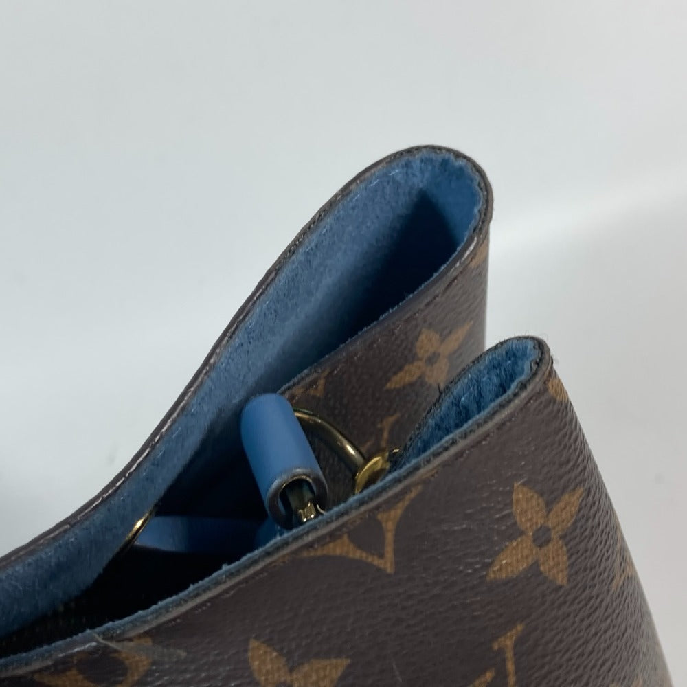 LOUIS VUITTON M43569 モノグラム ネオノエ 肩掛け 巾着 バケツ型 ばけつ ショルダーバッグ モノグラムキャンバス レディース ブルージーン ブラウン×ブルー - brandshop-reference