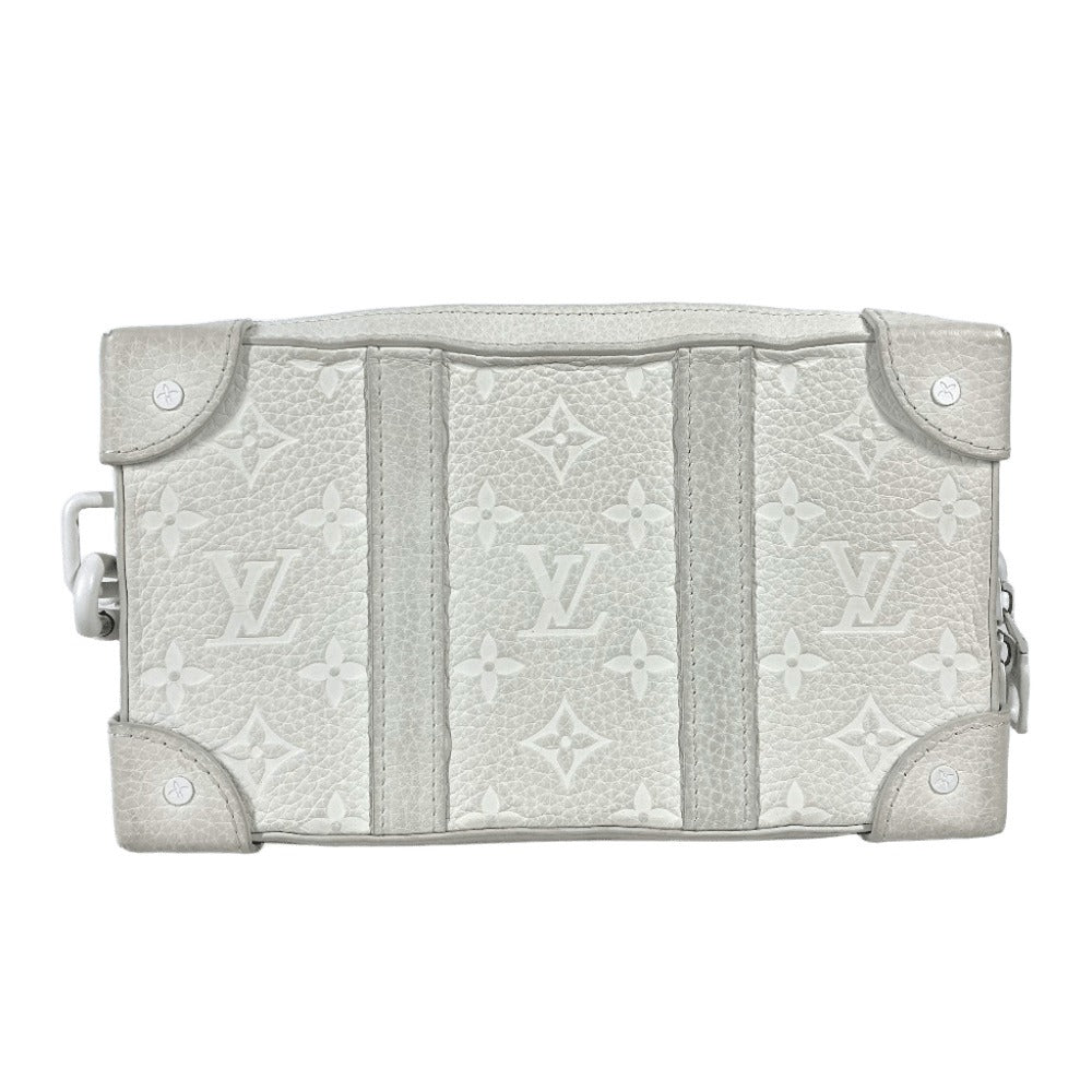 LOUIS VUITTON M80146 LV Friends Monogram Soft Trunk Bag 2WAY bag Clutch bag Shoulder Bag Taurillon ClemenceLeather White Used