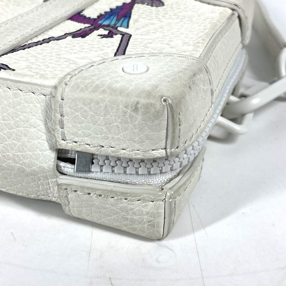 LOUIS VUITTON M80146 LV Friends Monogram Soft Trunk Bag 2WAY bag Clutch bag Shoulder Bag Taurillon ClemenceLeather White Used
