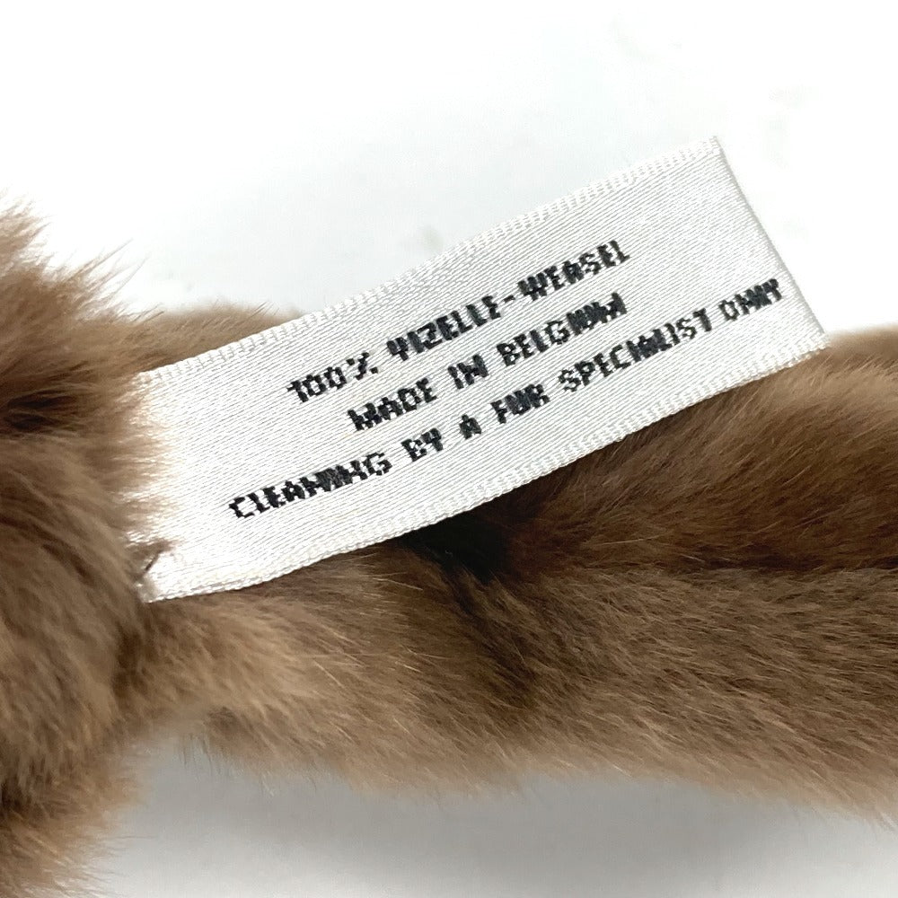 CHANEL ファー CC ココマーク ファー ネックストラップ ストラップ ファー レディース ブラウン - brandshop-reference