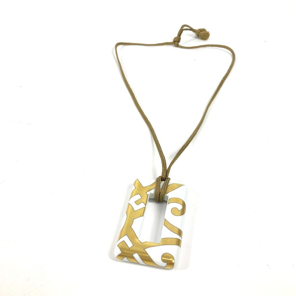 HERMES アクセサリー 陶器 ネックレス ポーセリン レディース ホワイト - brandshop-reference