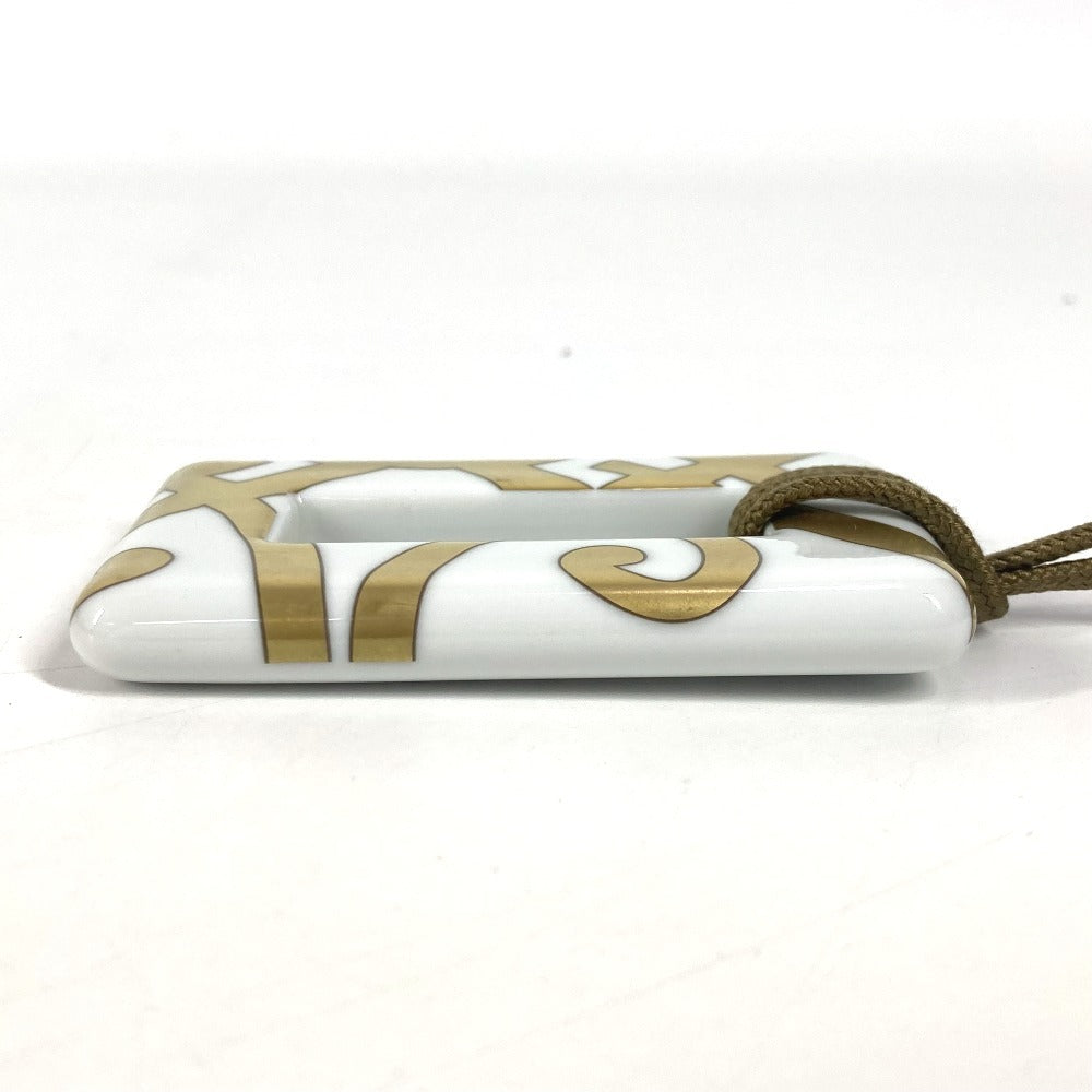 HERMES アクセサリー 陶器 ネックレス ポーセリン レディース ホワイト - brandshop-reference