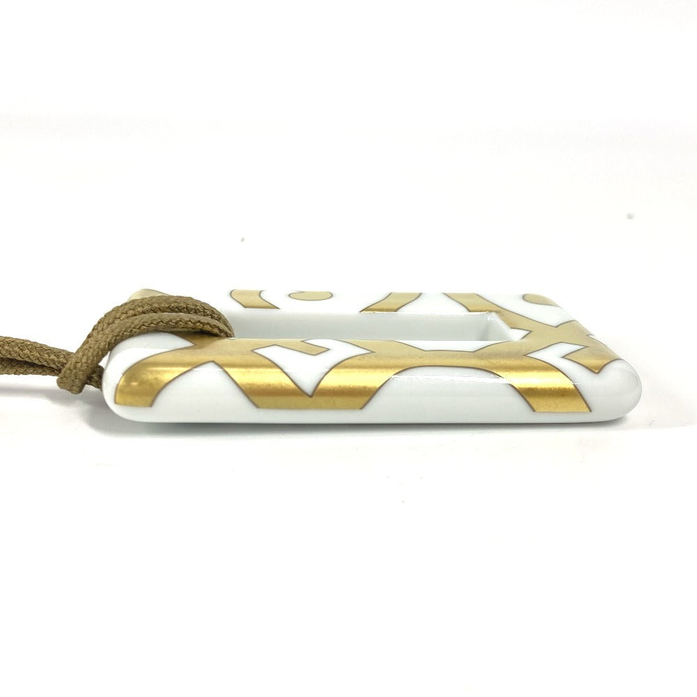 HERMES アクセサリー 陶器 ネックレス ポーセリン レディース ホワイト - brandshop-reference