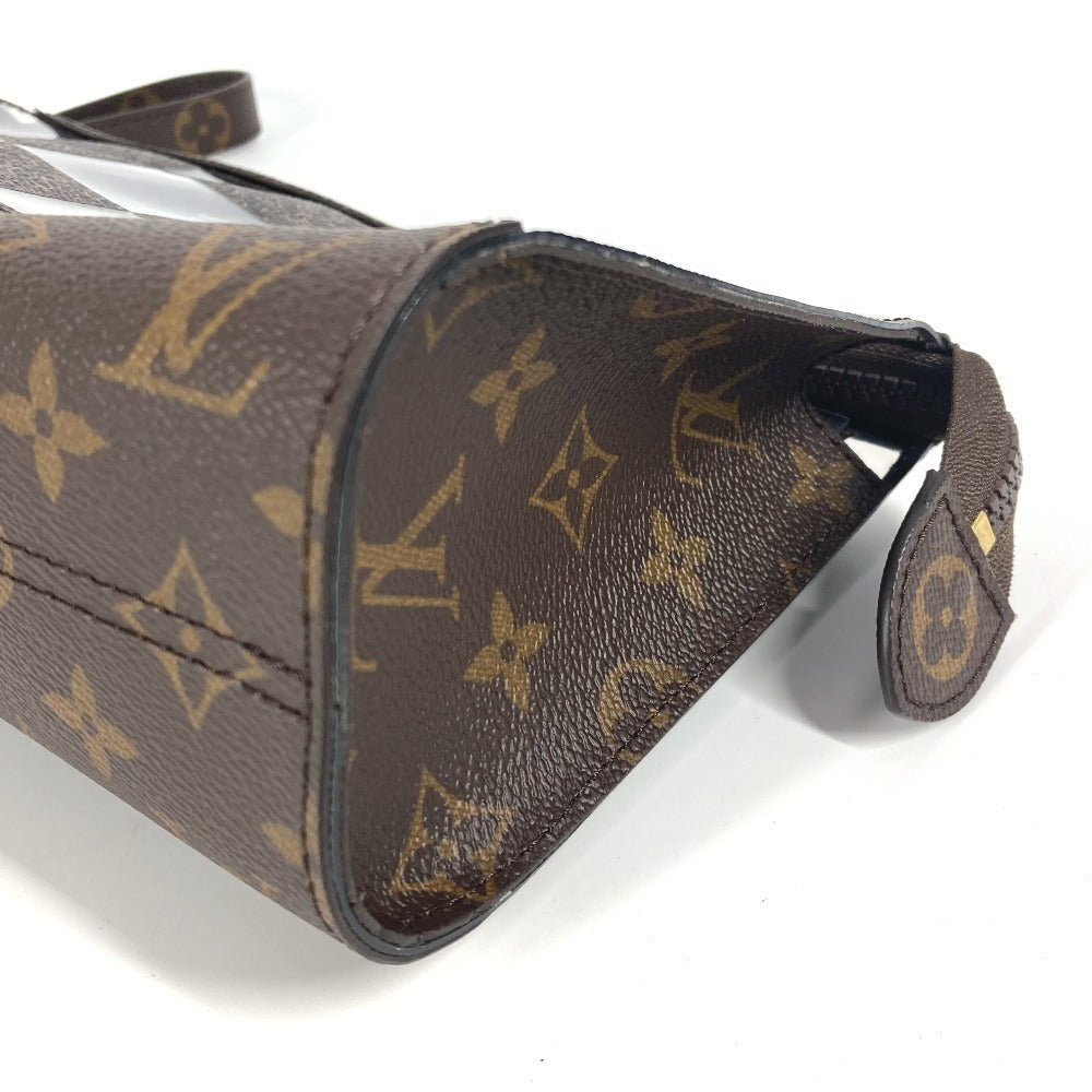 LOUIS VUITTON M81588 モノグラム チェス ダミエ スタンド ポーチ ポーチ カバン ストラップ付 クラッチバッグ ビニール ユニセックス ブラウン - brandshop-reference