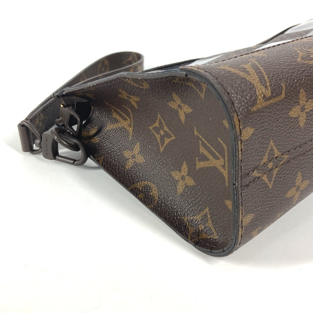 LOUIS VUITTON M81588 モノグラム チェス ダミエ スタンド ポーチ ポーチ カバン ストラップ付 クラッチバッグ ビニール ユニセックス ブラウン - brandshop-reference