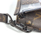 LOUIS VUITTON M81588 モノグラム チェス ダミエ スタンド ポーチ ポーチ カバン ストラップ付 クラッチバッグ ビニール ユニセックス ブラウン - brandshop-reference
