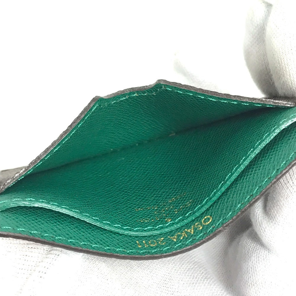 LOUIS VUITTON モノグラム 2011年 心斎橋 リニューアル記念 カードホルダー 名刺入れ パスケース カードケース モノグラムキャンバス レディース ブラウン - brandshop-reference