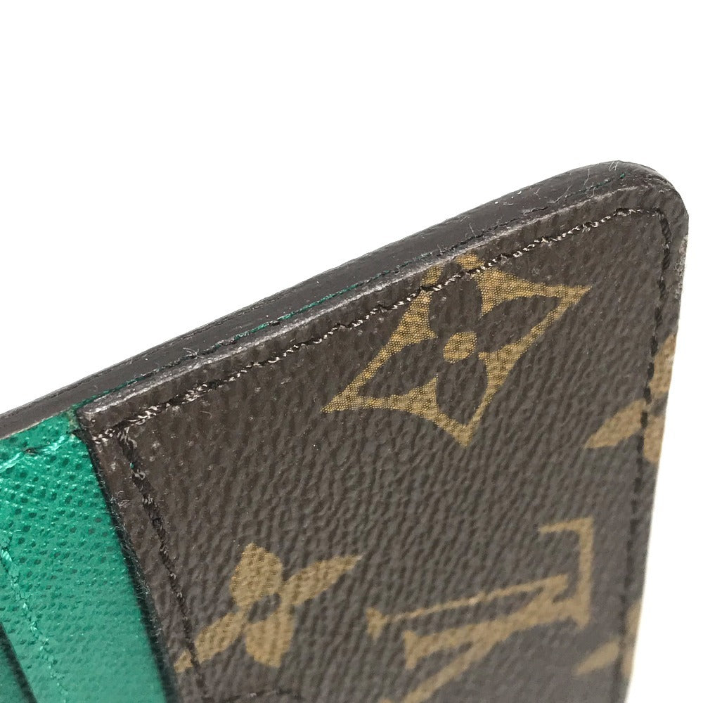 LOUIS VUITTON モノグラム 2011年 心斎橋 リニューアル記念 カードホルダー 名刺入れ パスケース カードケース モノグラムキャンバス レディース ブラウン - brandshop-reference