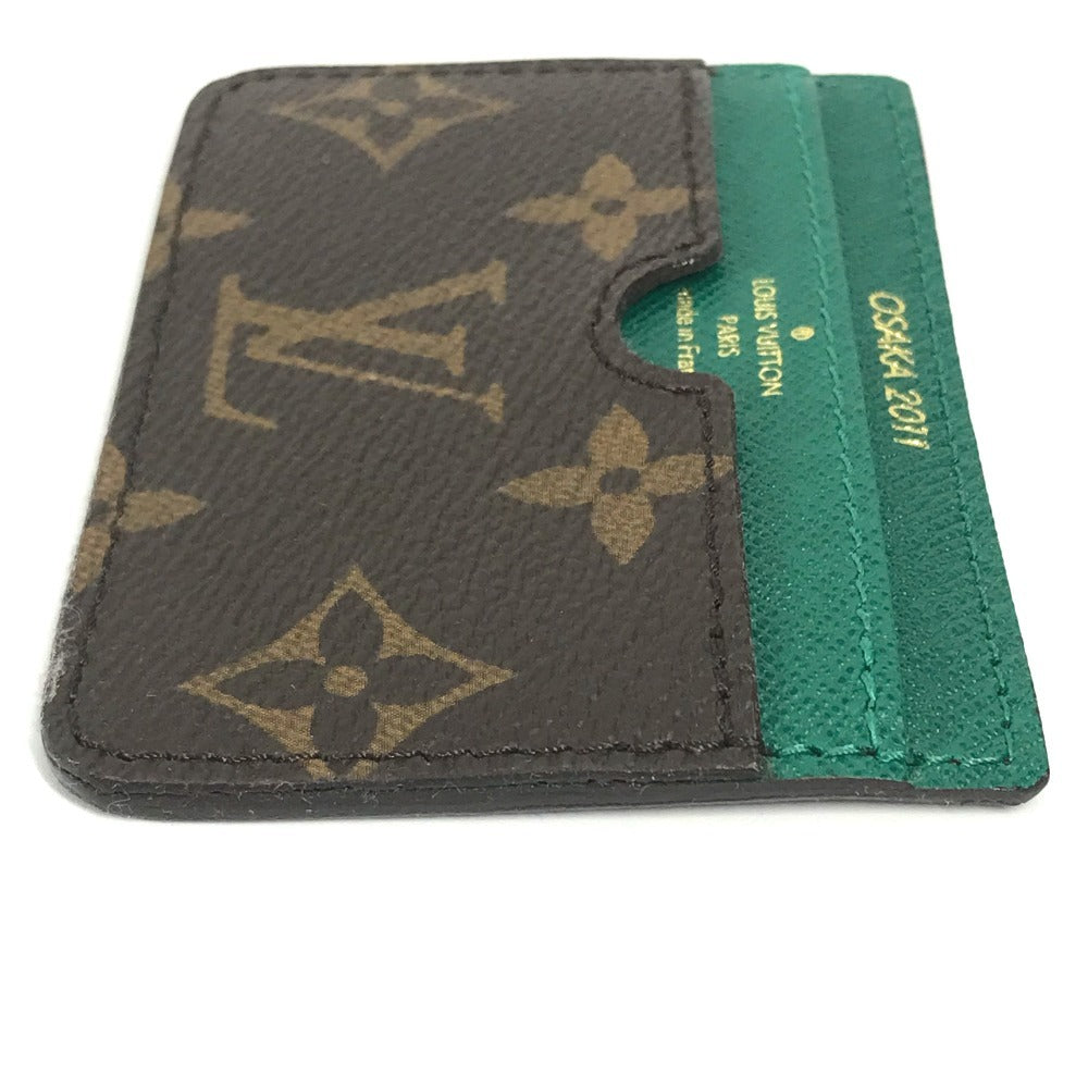 LOUIS VUITTON モノグラム 2011年 心斎橋 リニューアル記念 カードホルダー 名刺入れ パスケース カードケース モノグラムキャンバス レディース ブラウン - brandshop-reference