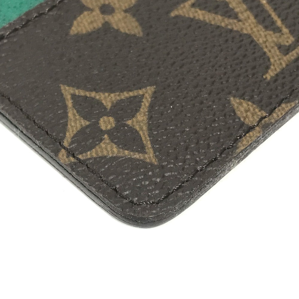 LOUIS VUITTON モノグラム 2011年 心斎橋 リニューアル記念 カードホルダー 名刺入れ パスケース カードケース モノグラムキャンバス レディース ブラウン - brandshop-reference