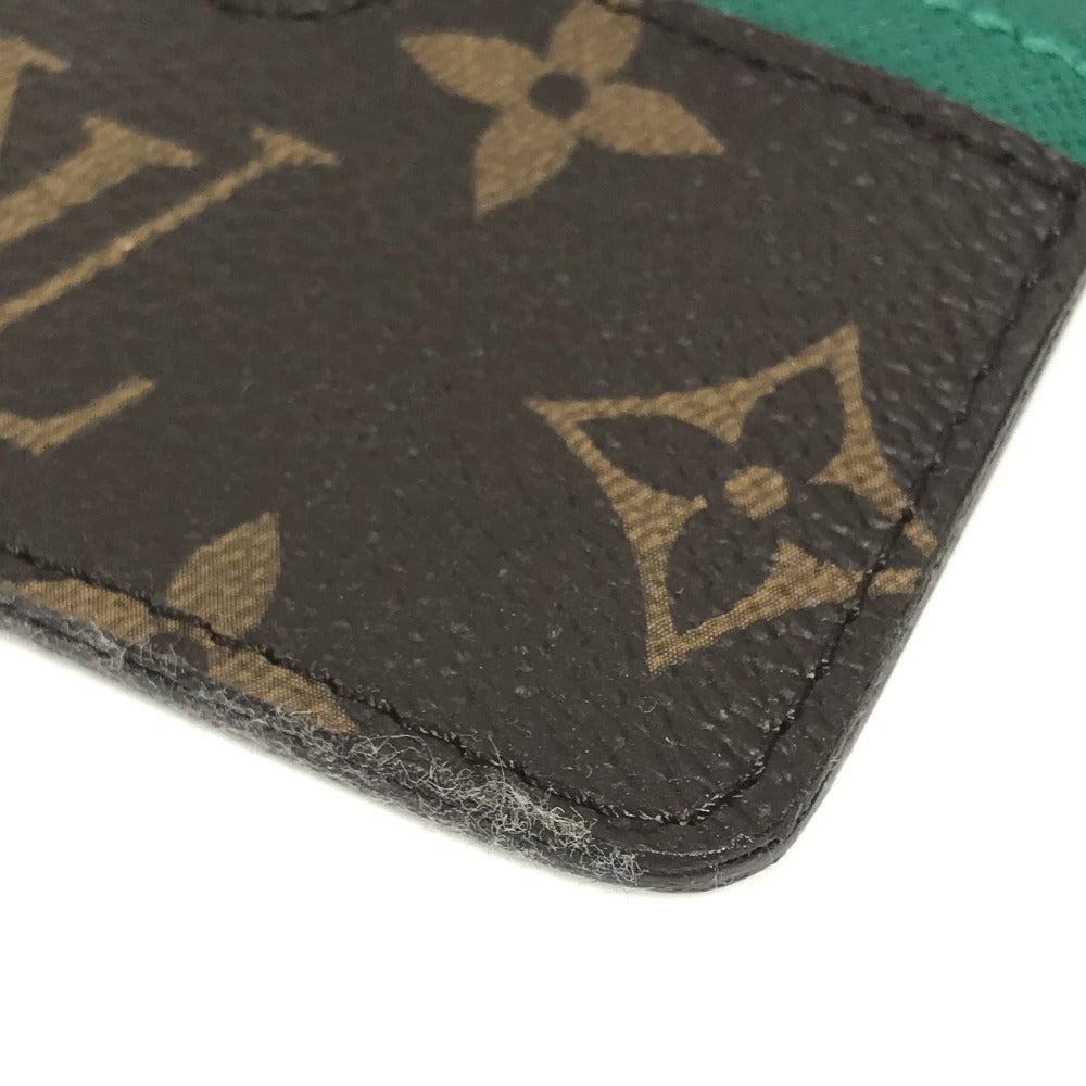 LOUIS VUITTON モノグラム 2011年 心斎橋 リニューアル記念 カードホルダー 名刺入れ パスケース カードケース モノグラムキャンバス レディース ブラウン - brandshop-reference