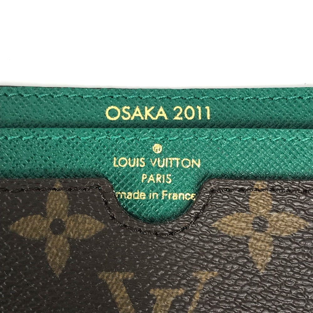 LOUIS VUITTON モノグラム 2011年 心斎橋 リニューアル記念 カードホルダー 名刺入れ パスケース カードケース モノグラムキャンバス レディース ブラウン - brandshop-reference