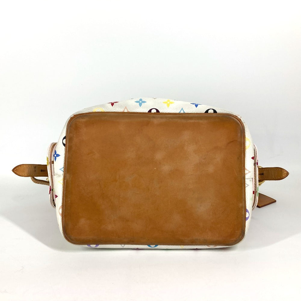 LOUIS VUITTON  M42229 モノグラムマルチカラー プチノエ カバン 巾着 肩掛け ショルダーバッグ モノグラムマルチカラーキャンバス レディース ブロン ホワイト - brandshop-reference