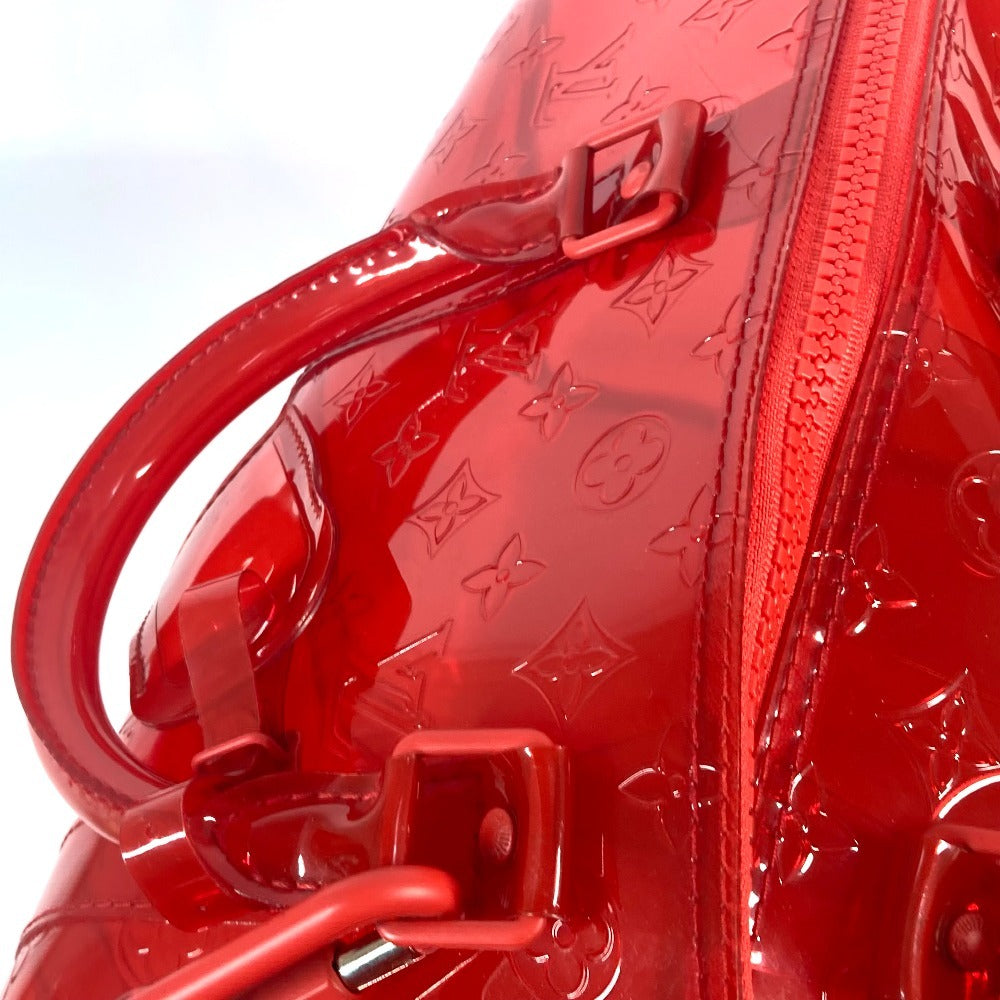 LOUIS VUITTON M53274 Monogram Prism Clear Keepall Bandouliere 50 Bags Travel Bags Shoulder Bags Duffle Bag Vinyl Red Used