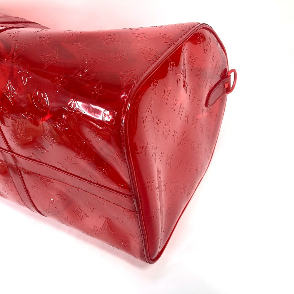 LOUIS VUITTON M53274 Monogram Prism Clear Keepall Bandouliere 50 Bags Travel Bags Shoulder Bags Duffle Bag Vinyl Red Used