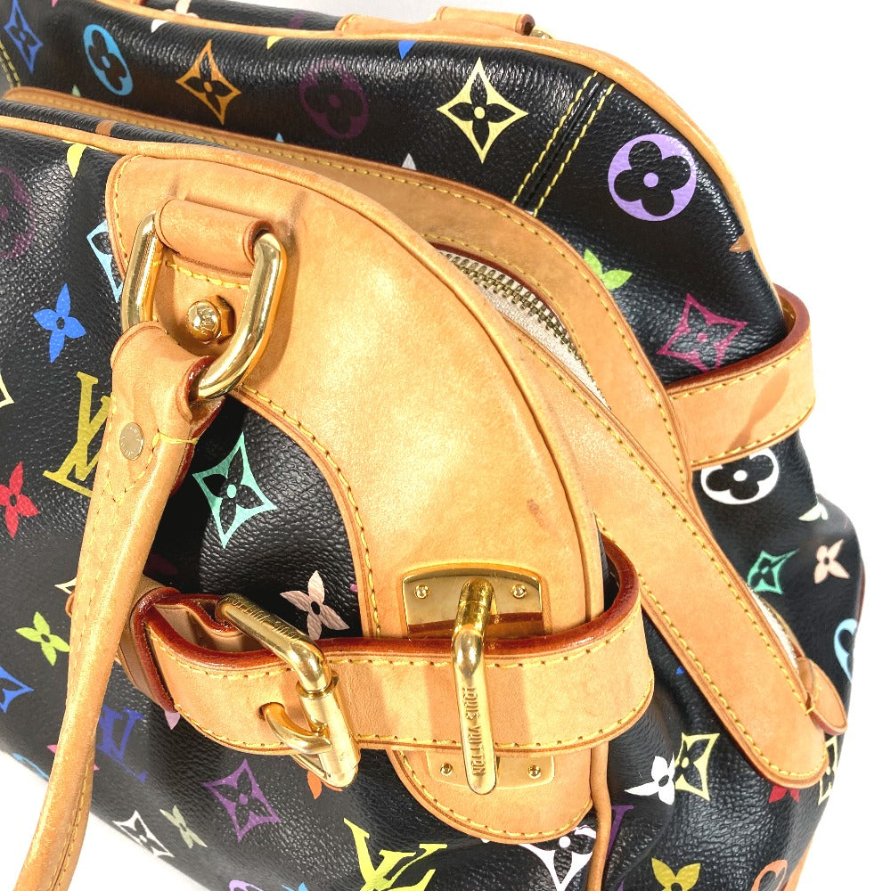 LOUIS VUITTON  M40194 モノグラムマルチカラー クラウディア 肩掛け ボストンバッグ ハンドバッグ カバン ショルダーバッグ モノグラムマルチカラーキャンバス レディース ノワール ブラック - brandshop-reference