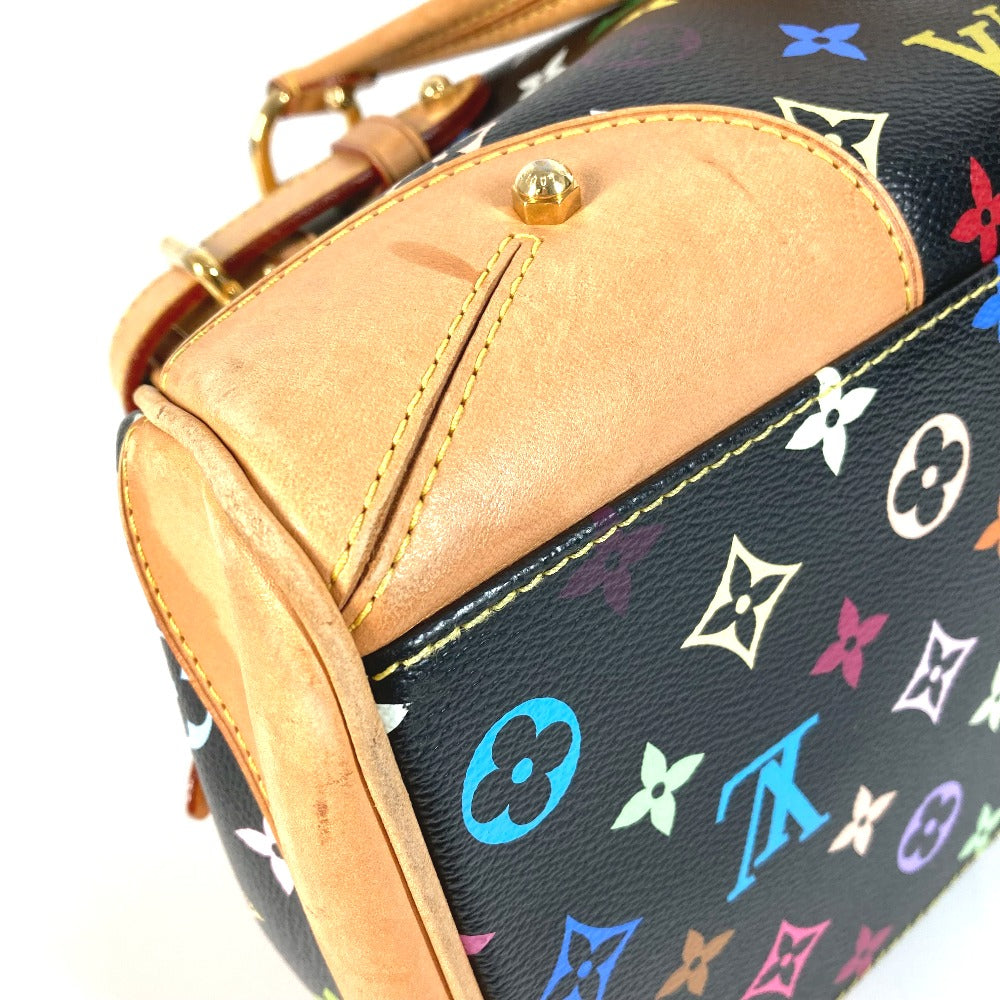 LOUIS VUITTON  M40194 モノグラムマルチカラー クラウディア 肩掛け ボストンバッグ ハンドバッグ カバン ショルダーバッグ モノグラムマルチカラーキャンバス レディース ノワール ブラック - brandshop-reference