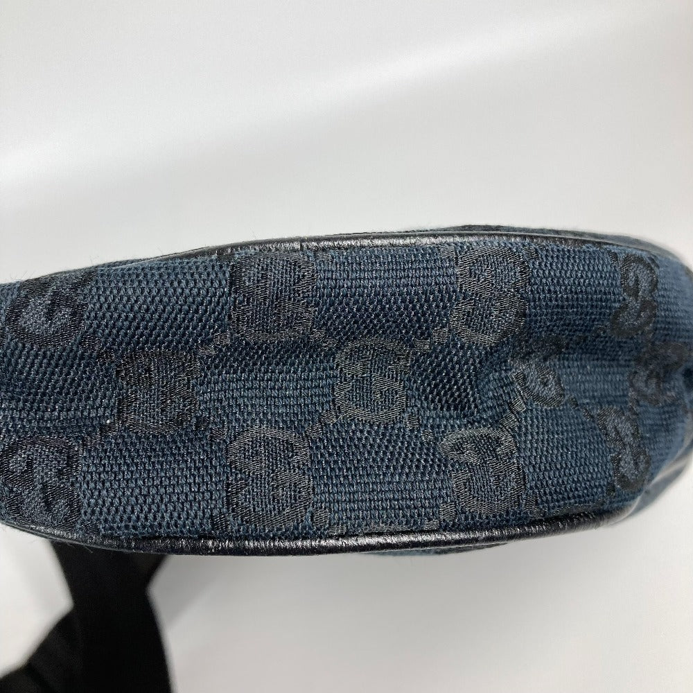 GUCCI GGキャンバス カバン ショルダーバッグ GGキャンバス/レザー レディース ブラック - brandshop-reference