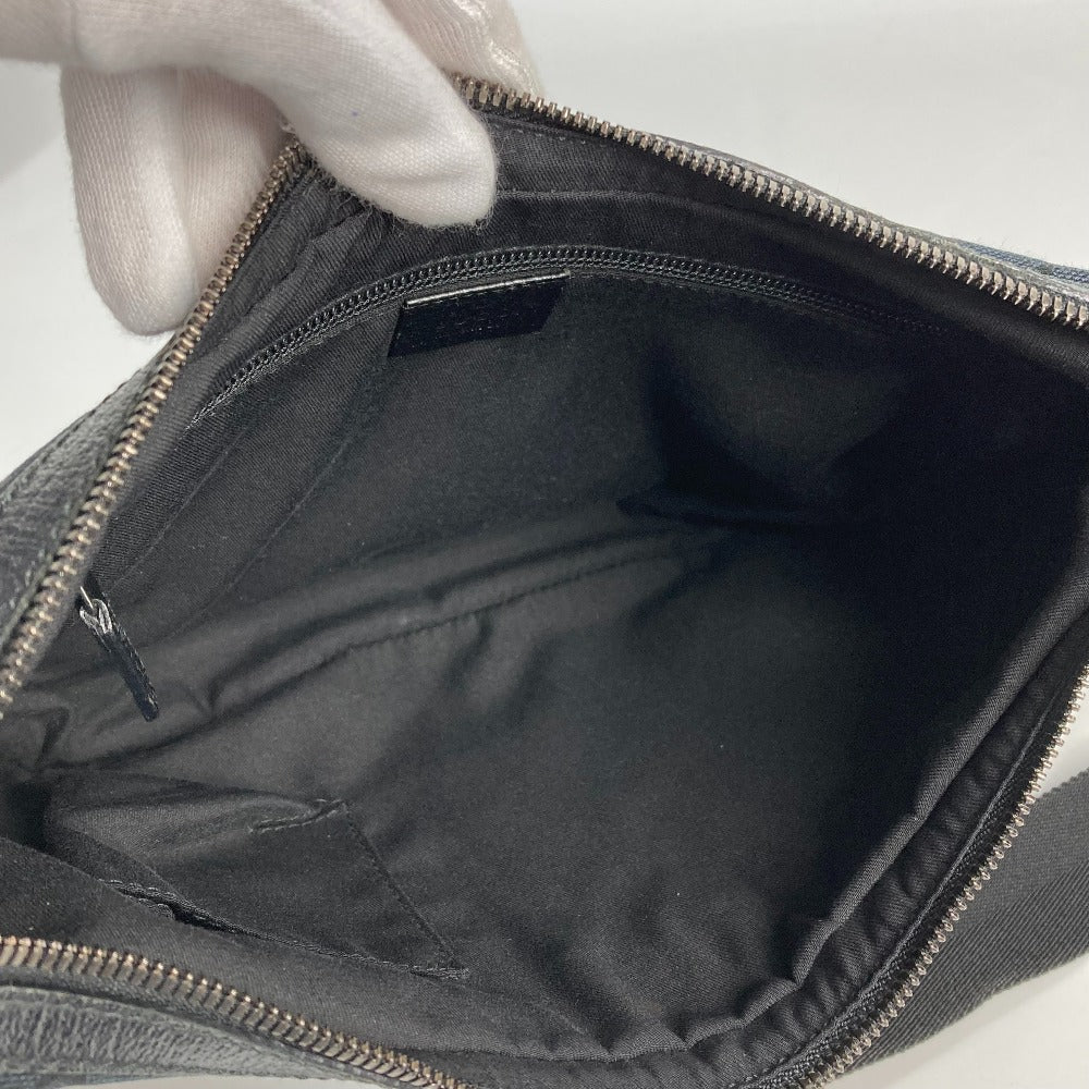GUCCI GGキャンバス カバン ショルダーバッグ GGキャンバス/レザー レディース ブラック - brandshop-reference