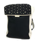 JIMMY CHOO Two-Tone Star Stud Leather Backpack, Women's, Black and White