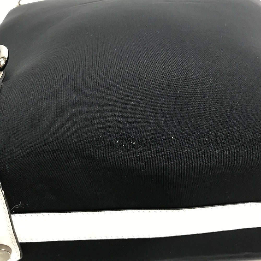 JIMMY CHOO Two-Tone Star Stud Leather Backpack, Women's, Black and White