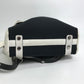 JIMMY CHOO Two-Tone Star Stud Leather Backpack, Women's, Black and White