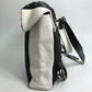 JIMMY CHOO Two-Tone Star Stud Leather Backpack, Women's, Black and White