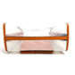 Customized FENDI Small Peekaboo Defender Bag with Peekaboo Cover, Vinyl/Leather, Women's, Orange/Clear