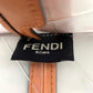 Customized FENDI Small Peekaboo Defender Bag with Peekaboo Cover, Vinyl/Leather, Women's, Orange/Clear