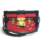 LOUIS VUITTON M54651 Epi Petite Malle Shoulder Bag in Epi Leather, Coquelicot x Noir, Red/Black
