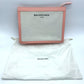 BALENCIAGA 410119 Men's and Women's Classic Bag, Second Bag, Clutch Bag, Canvas/Leather, Unisex, Natural x Pink